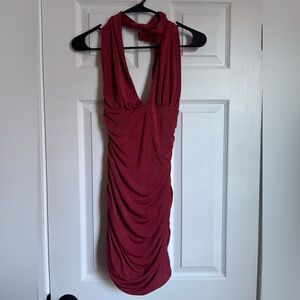 Windsor Women's Pink and Burgundy Dress